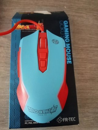 Ratón Gaming Dragon Ball Goku SS Blue FR-TEC