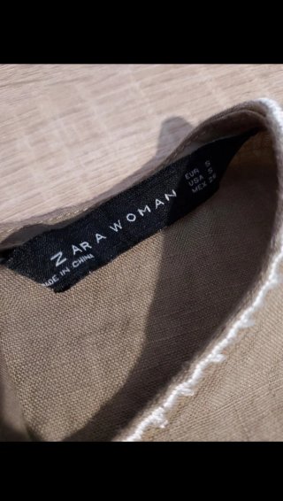 Vestido Zara bordado
