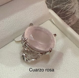 Anillos minerales naturales plata925 elige