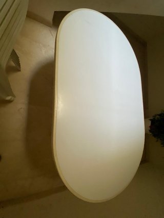 Mesa grande exterior con 8 sillas