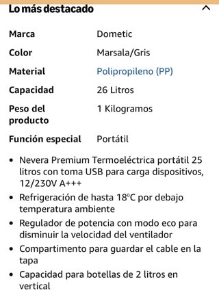 Nevera Portátil Mobicool G26 AC/DC