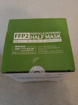 40 Mascarillas FFP2 Blancas Individuales