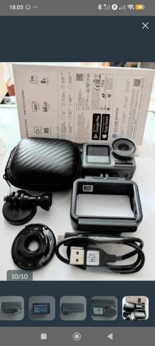 DJI Osmo Action Cámara Negra/Gris