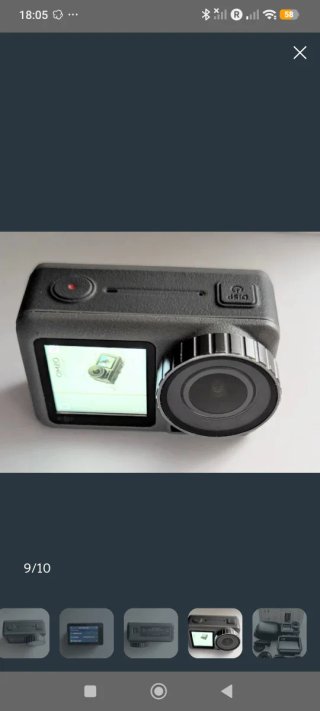 DJI Osmo Action Cámara Negra/Gris