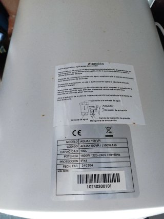 Termo eléctrico 100L