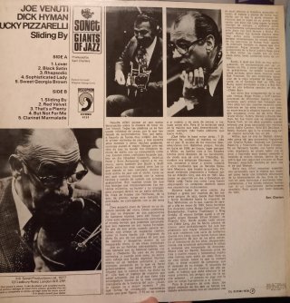 Vinilo Joe Venuti Sliding By