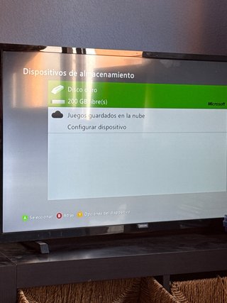 Xbox 360 Slim Negra 227.5 GB + 3 Mandos + 100 Jueg