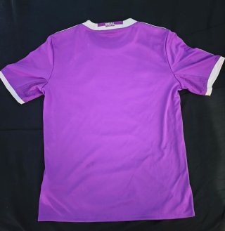 Camiseta Real Madrid 2016/17 Morada Para Niño