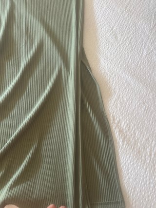 Conjunto falda y camiseta verde