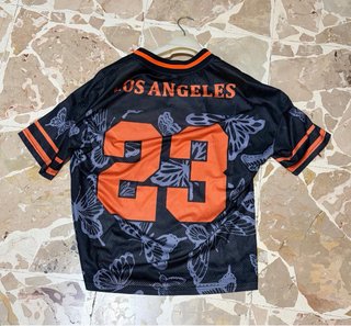 Maglia Jersey Los Angeles 23 Nera/Arancione