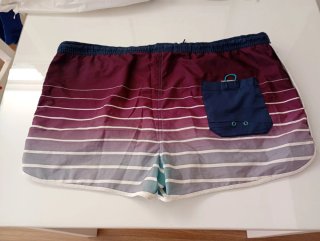 Bañador degradado morado y gris