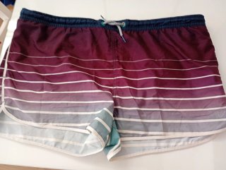 Bañador degradado morado y gris