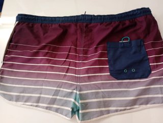 Bañador degradado morado y gris