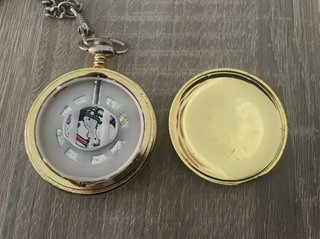 Reloj bolsillo Bravo Quartz 47 mm con tapa