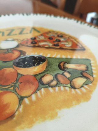 6 Platos Pizza Vajilla Italiana 30cm