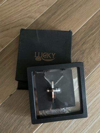 Collana con croce argento