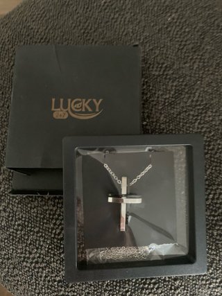 Collana con croce argento
