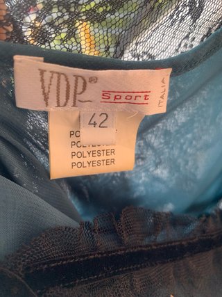 Abito VDP nero con sottoveste