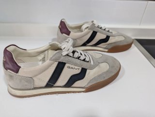 Zapatillas Gant Beige y Morado