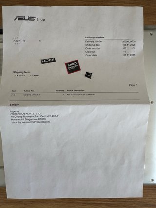 ASUS Zenbook S 16 UM5606 - AMD Ryzen AI HX 370