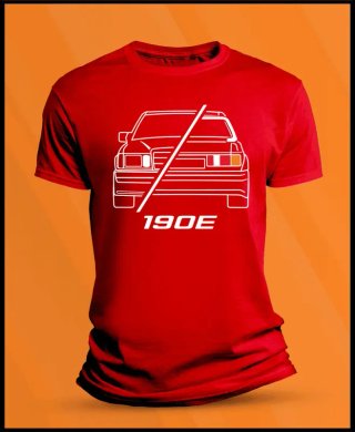 Camiseta manga corta Mercedes 190E