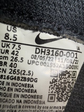 Zapatillas Nike Court Negras Talla 42