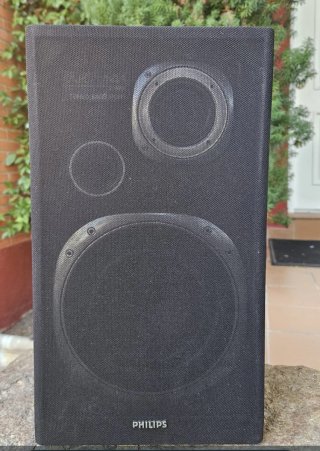 Altavoces Philips 3 vías negros