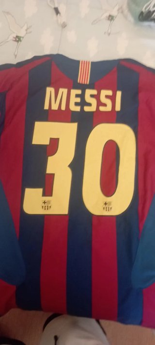 Camiseta Barça Messi llorón '06 dorsal champions