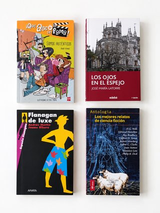 Lote 4 libros juveniles