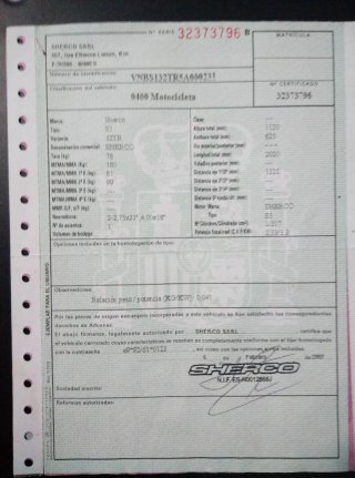 Moto Trial Sherco 320
