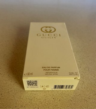 Frasco vacío Gucci Guilty 100 ml