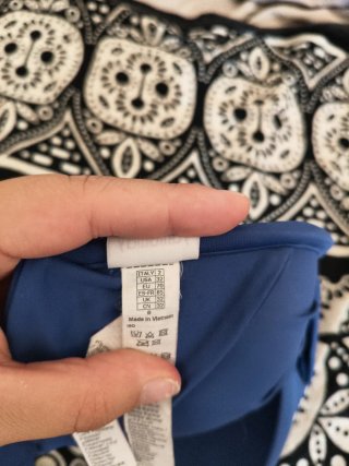 Costume reggiseno blu