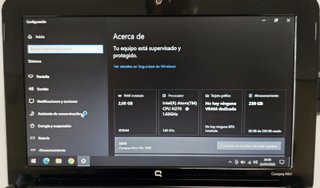 HP Compaq Mini 110C-1000 Portátil Nero
