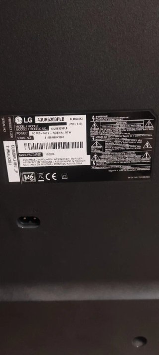Televisor LG 43UK6300PLB