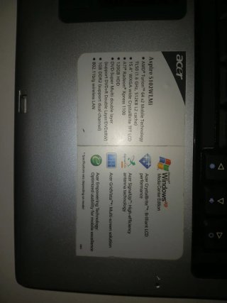 Portátil Acer Aspire 5100