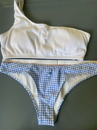 Costume Primark Taglia 44 Bianco/azzurro