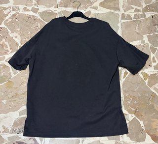 T-shirt Nera Graphic Streetwear Oversize