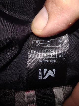 Chaqueta montaña Millet talla XL
