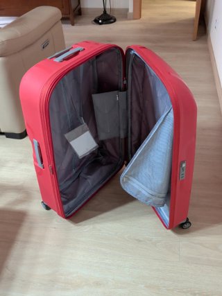 Maleta grande Delsey XL Roja Nueva de calidad