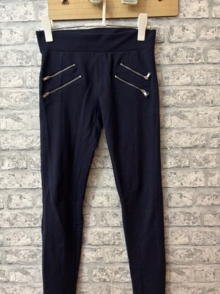 Pantalones Azules con Cremalleras