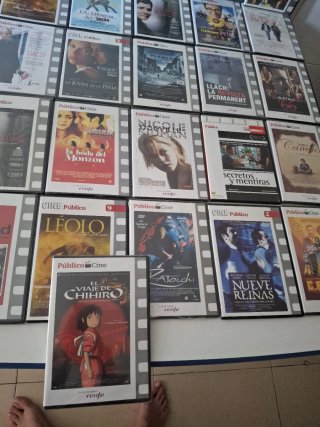 Lote peliculas dvd Publico Cine