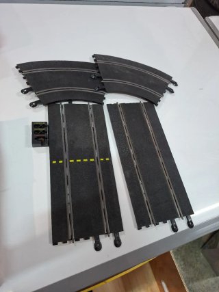 circuito scalextric c1 rally sin coches