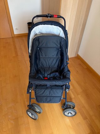 Carrito Doble Jane Supertwin Negro