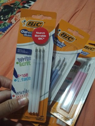 Recargas Bolígrafos Borrables BIC Gelocity Illusio