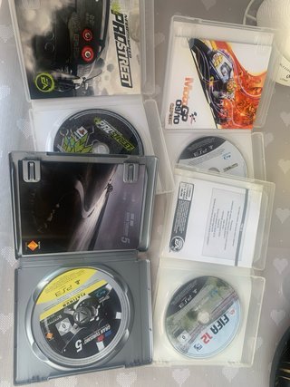 Lote 4 Juegos PS3: MotoGP, FIFA 12, ProStreet, GT5