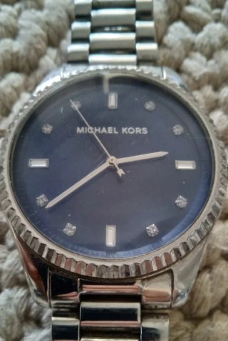 Reloj Michael Kors Azul y Plateado