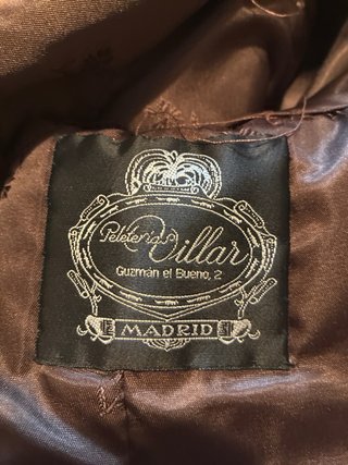 Abrigo de colas de zorro auténtico