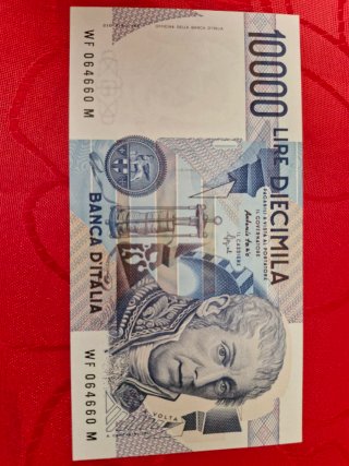 3 Banconote 10000 Lire Volta FDS