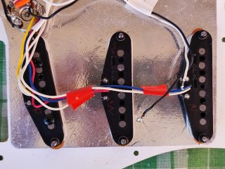Golpeador pastillas Fender Stratocaster 1997