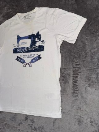 Camiseta Timberland Hand Crafted blanco Talla M